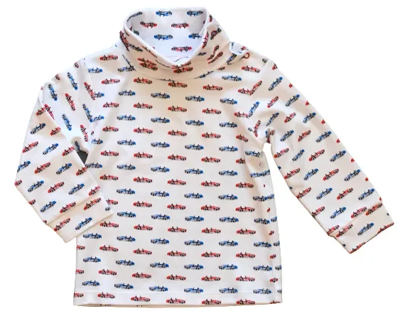 Red Cobra Car Turtleneck Shirt