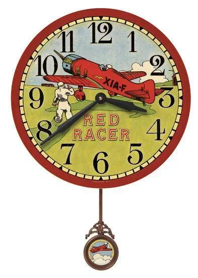 Red Racer 13″ Wall Clock