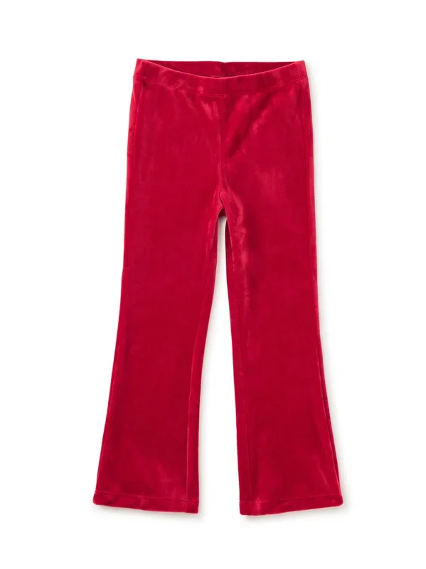 Red Wagon Velour Flare Pant