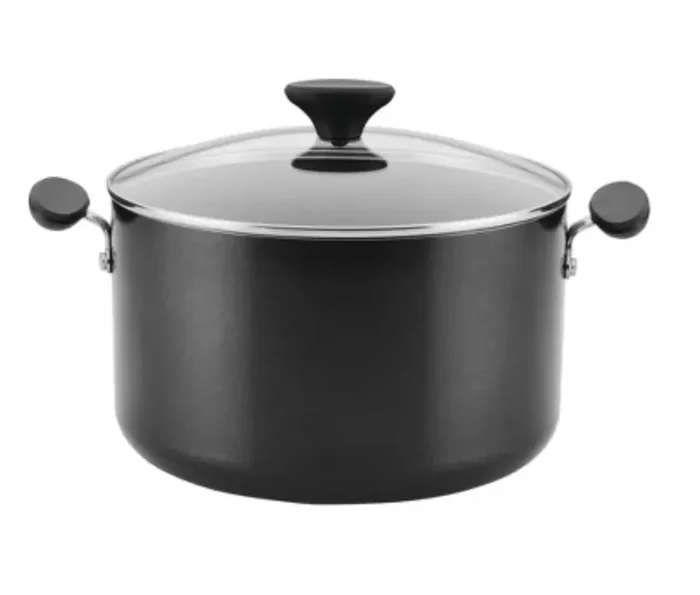 Reliance 8qt Nonstick Stock Pot: Dishwasher-Safe, Tempered Glass Lid, Electric (See Description)