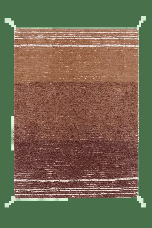 Reversible Washable Rug Twin Toffee – Reversible