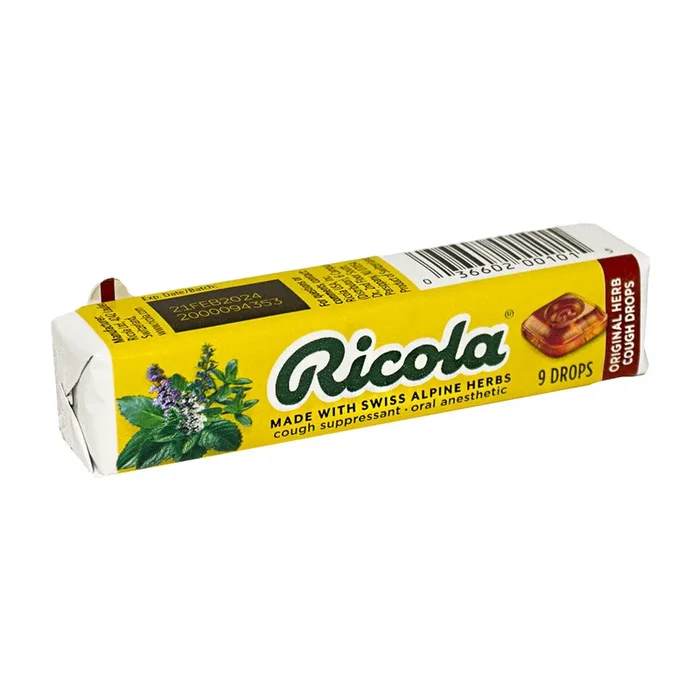 Ricola Natural Herb Throat Drops – Stick of 9