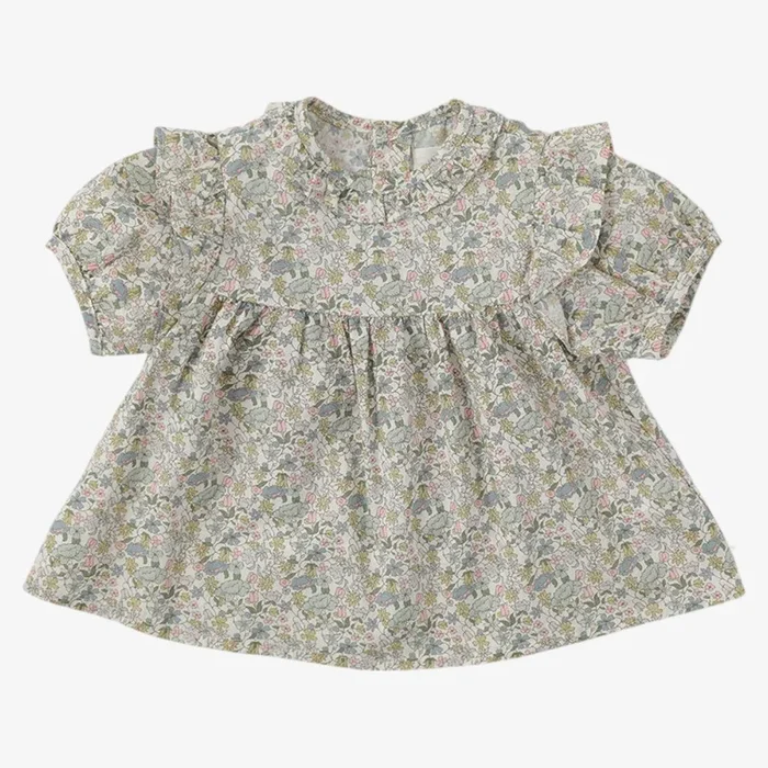 Riley Frill Blouse – Cream