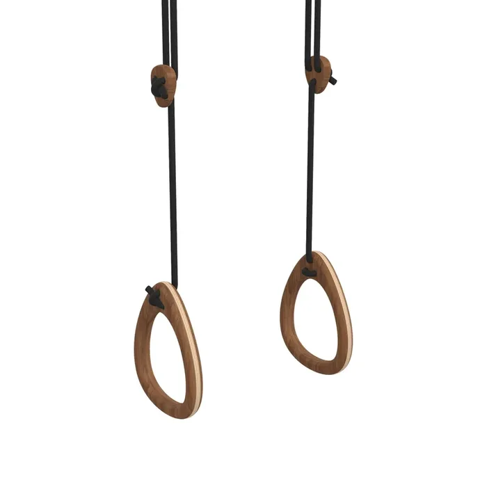 Rings – Walnut – Black