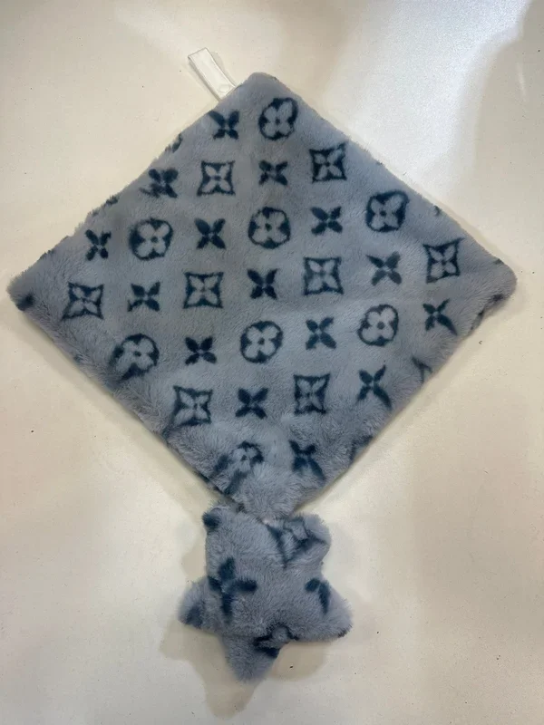 RITZ BABY FUZZY BLANKET LV PRINT LOVEY