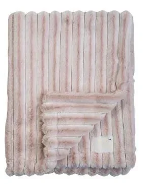 RITZ BABY FUZZY BLANKET SHADED STRIPY
