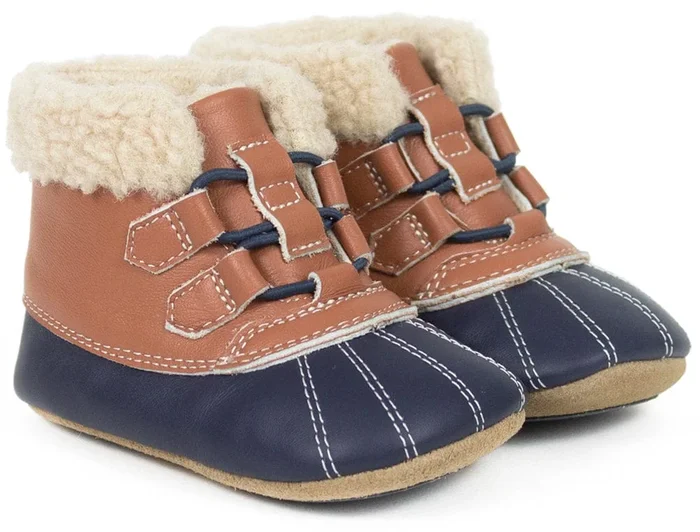 Robeez First Kicks Boots Connor – Rust, 9-12 months