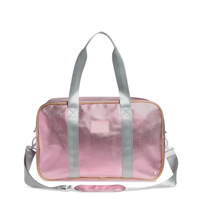 Rockaway Duffle – Pink/Silver