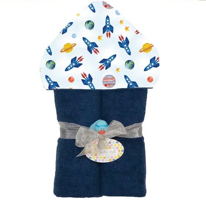 Rockets Plush Deluxe Hooded Towel