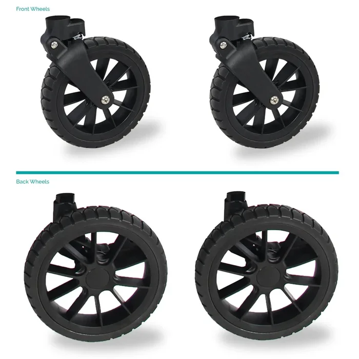 Rodas Wonderfold W4 All Terrian XL com pneus PU