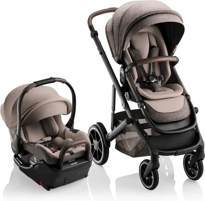 Romer Tura + Juni Travel System Bundle – Truffle