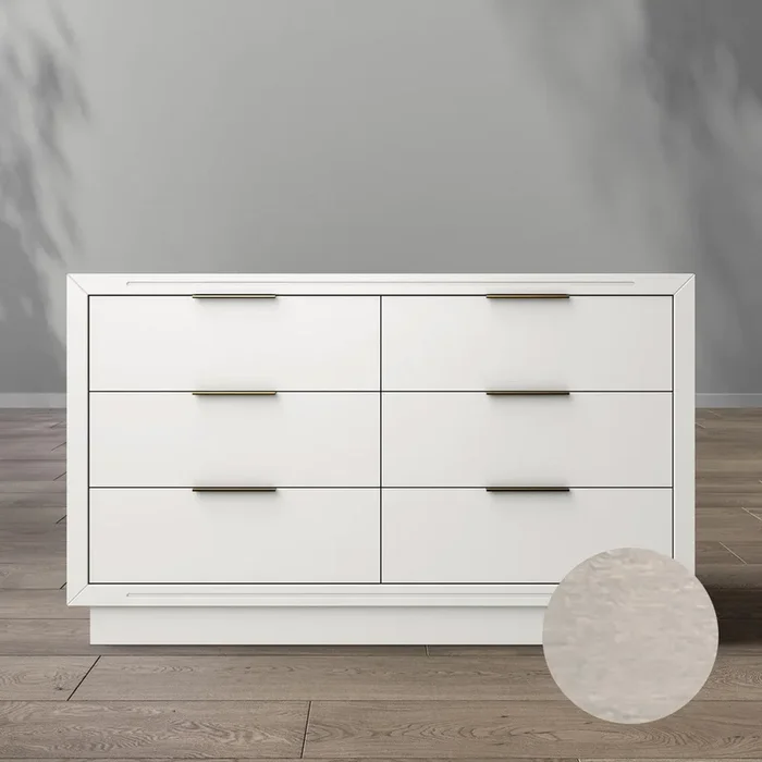 Romina Quadro Double Dresser in Ash