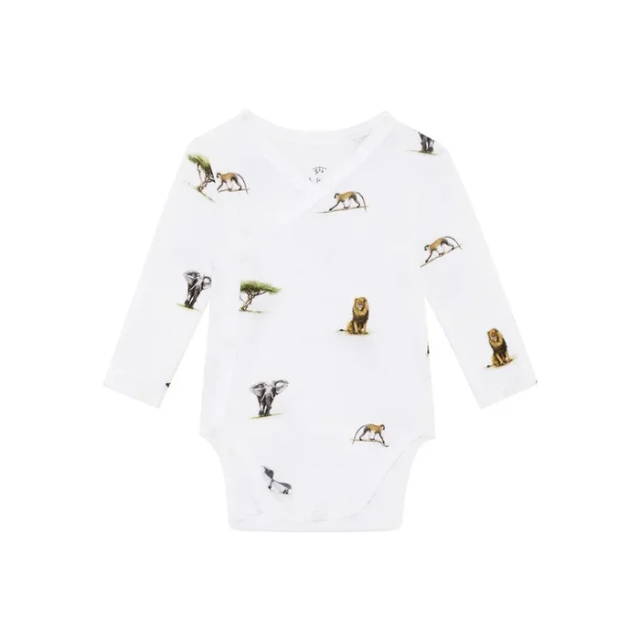 Rosa & Blue Long Bodysuit – Safari