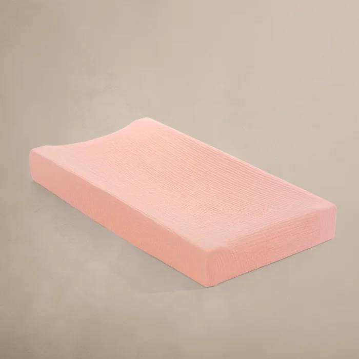 Rosette Pink Changing Pad Cover