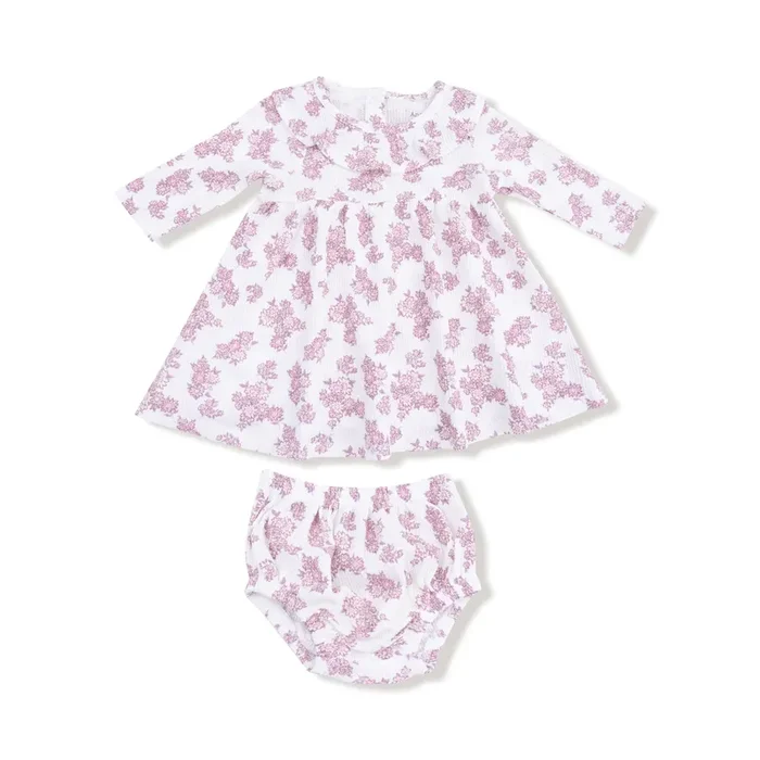 Ruffle Collar Dress With Bloomer