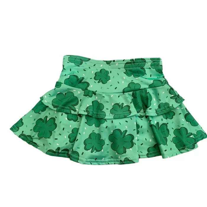 Ruffle Skort in Saint Patty’s Clover