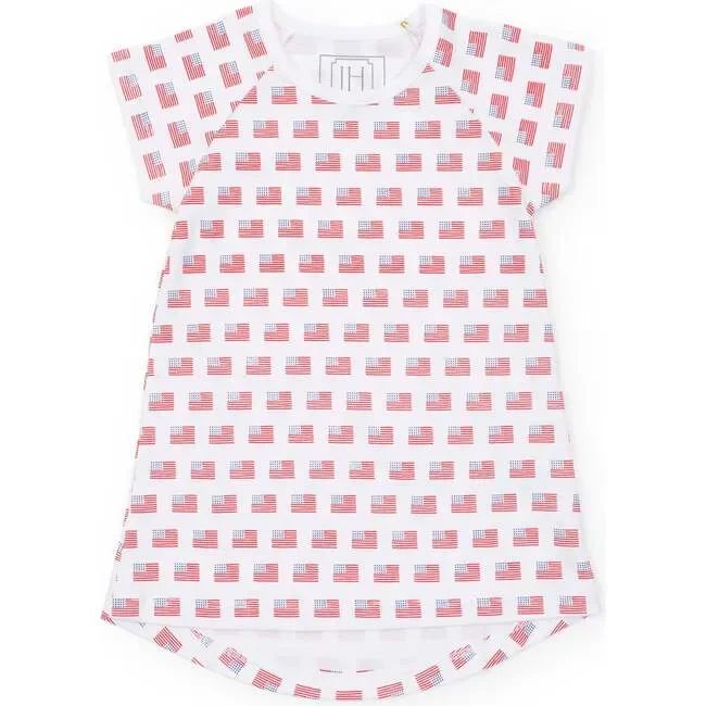 Sadie Shirt Dress American flag