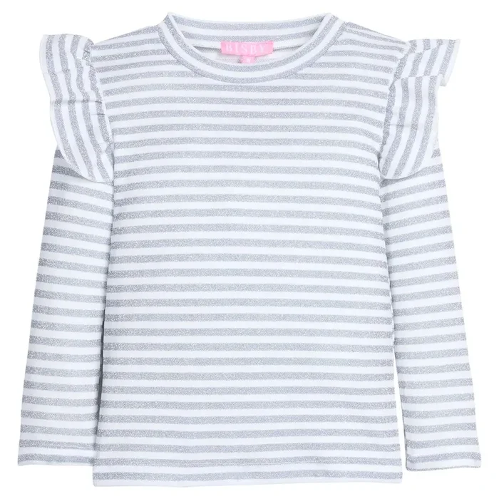Sadie Top – Silver Stripe