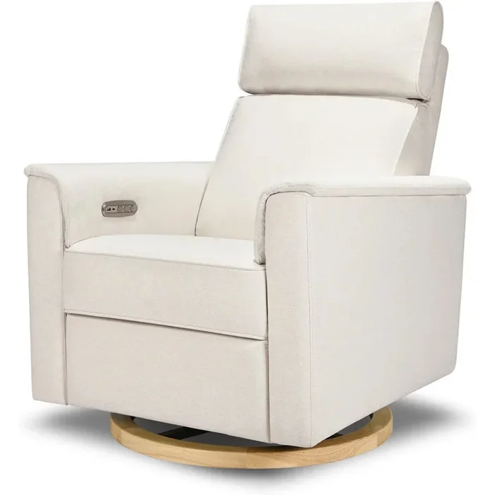 SALE! Monogram by Namesake Willa Power Recliner w/ Adjustable Headrest & Wood Base