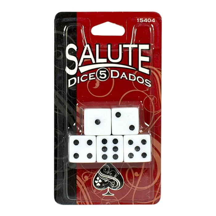 Salute Dice – Card of 5