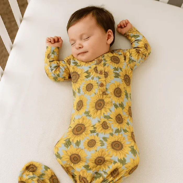 Sammy’s Sunflower Knotted Gown
