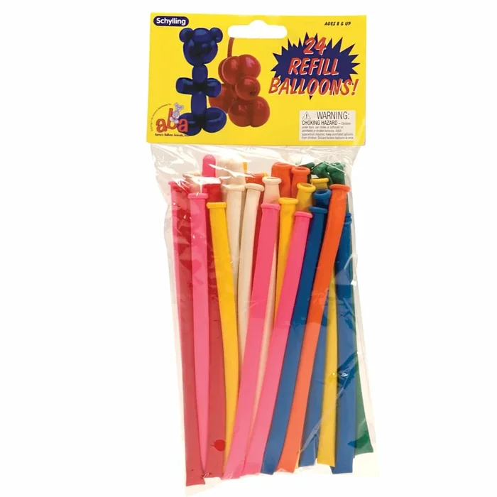 Schylling Balloon Animals Refill – 24pk