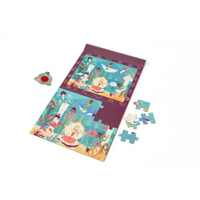 Scratch – 2 In 1 Magnetic Puzzle – Mystery Game – Mermaid