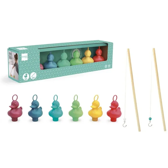 Scratch – Set Of 6 Fishing Ducks – Coral Reef