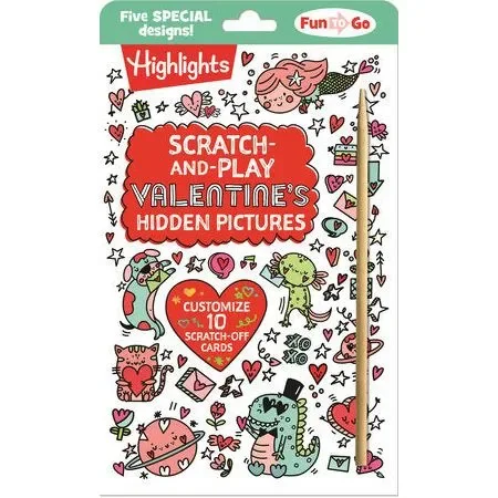 Scratch and Play Valentines Hidden Pictures