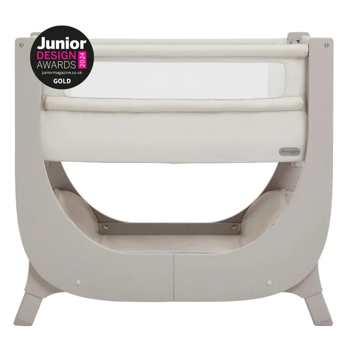 Shnuggle Air Lite Bedside Bassinet | Infant Crib | Height Adjustable Baby Bed with Mattress