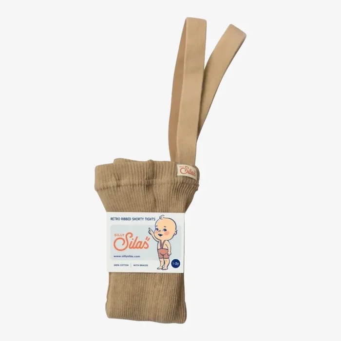 Shorty Cotton Tights – Light Brown