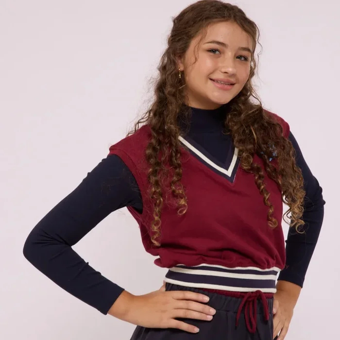 Signature Vest – Maroon