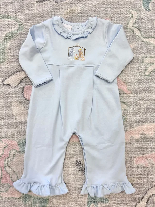 Silent Night Ruffle Coverall