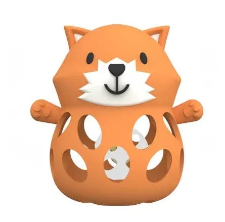 Silicone 3D Funny Fox Silicone 3D Teether