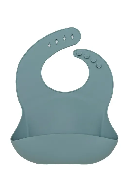 Silicone Bib -Slate