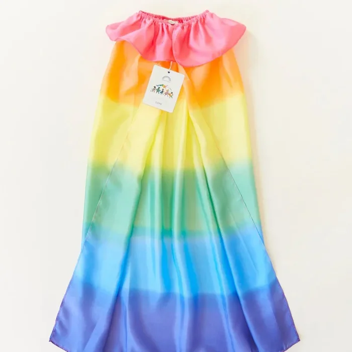 Silk Cape – Rainbow