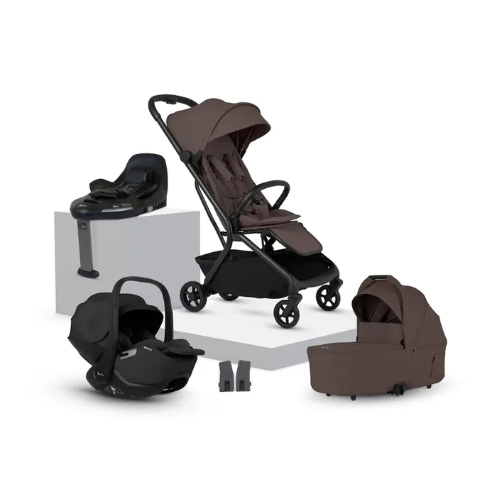 Silver Cross Nia (Glide Plus 360) Travel System – Chocolate