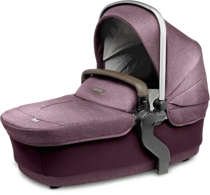 Silver Cross Wave Bassinet – Claret