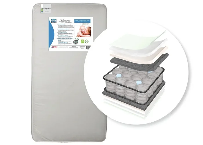 Simmons Kids Beautyrest® Beginnings Sleepy Whispers Ultra Deluxe 231 Pocketed Coil