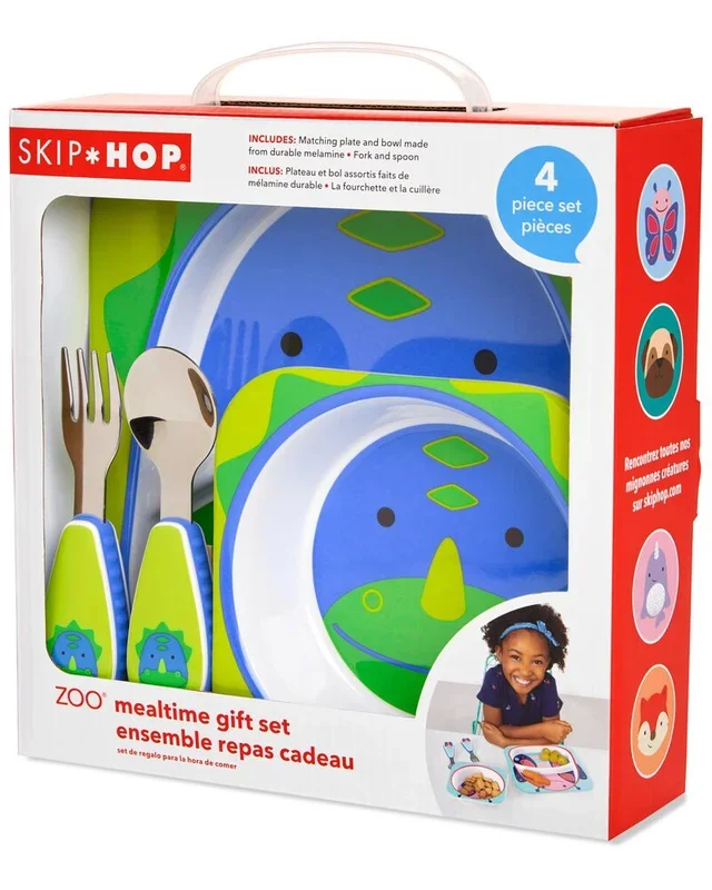 Skip Hop Zoo Mealtime Gift Set – Dino