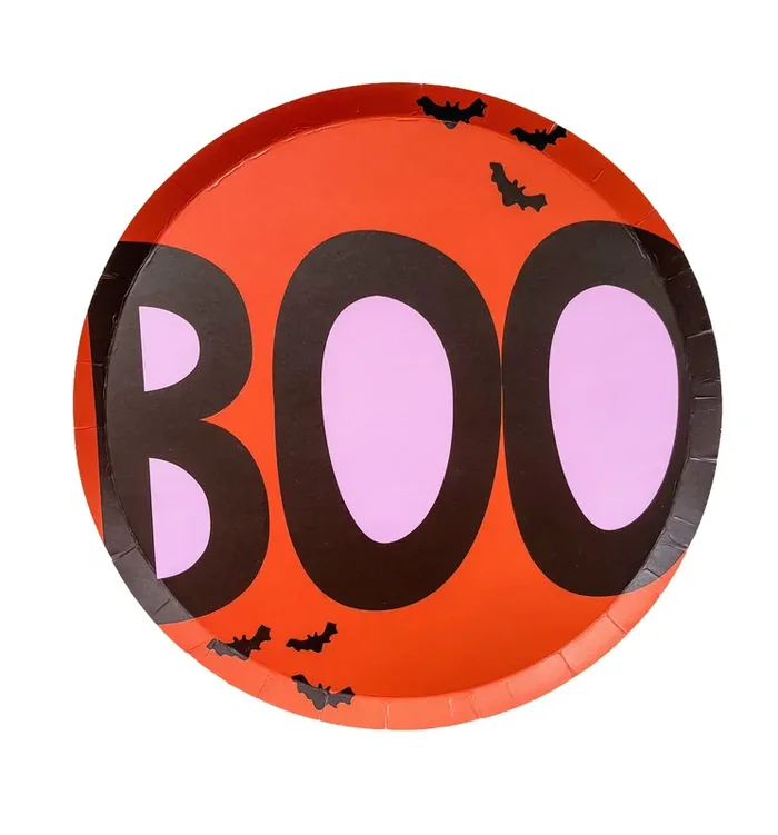 Small Boo Plate