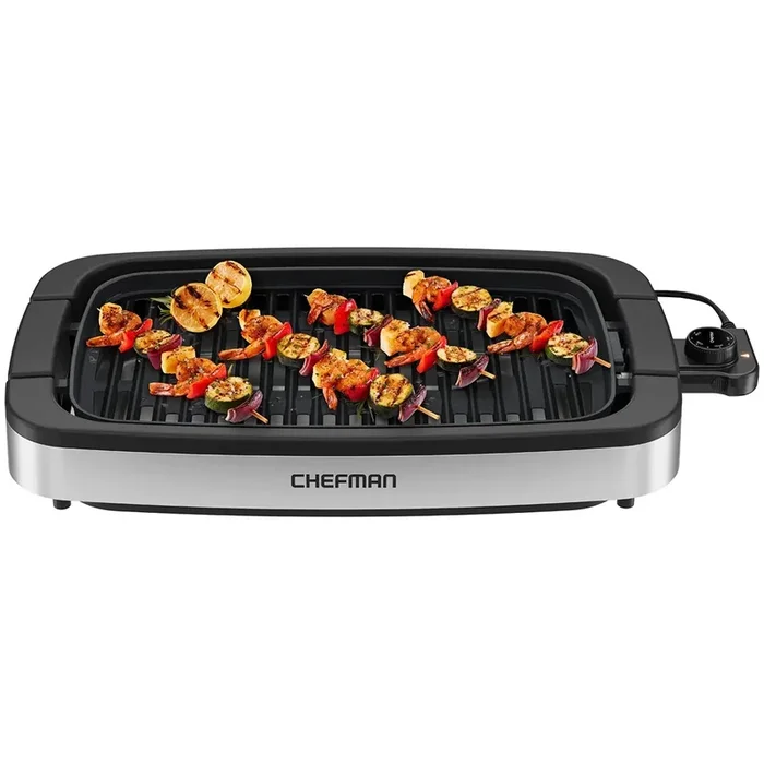 Smokeless Indoor Electric Grill – Stainless Steal