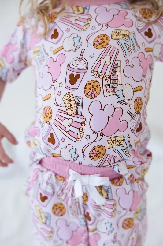 Snacks (pink) – Pocket Short Set