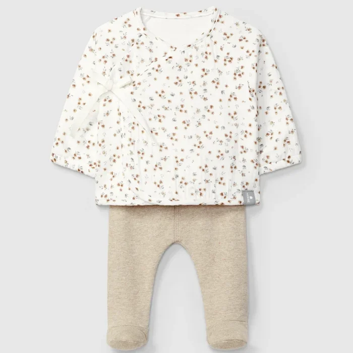 Snug – Organic Cotton Jersey + Muslin Set – Floral