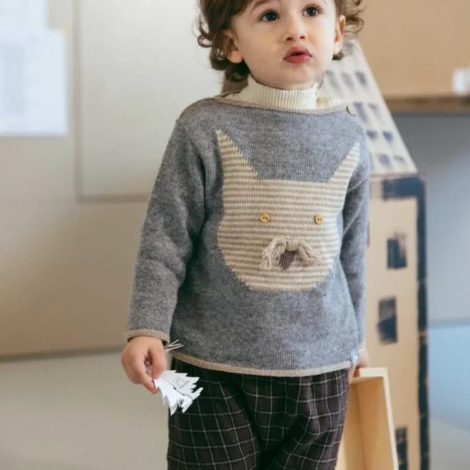 Snug – Organic Cotton, Wool + Cashmere Cat Sweater