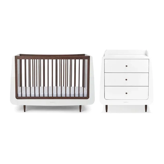 SnuzKot 2 Piece Nursery Furniture Set – The Natural Edit – Ebony