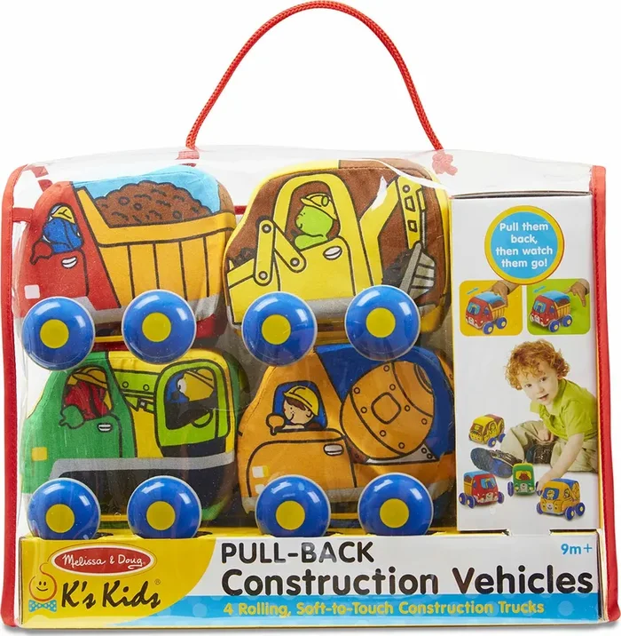 Soft Pull-Back Construction Vehicles