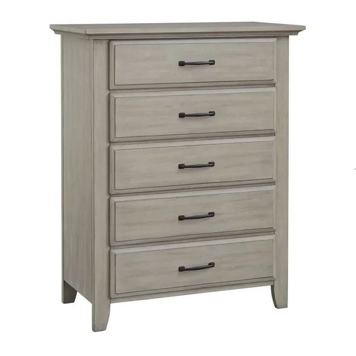 Soho Baby Chandler 5 Drawer Chest in Stone Wash