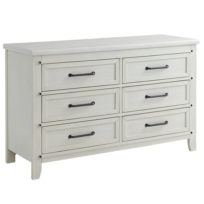 Soho Baby Ellison 6 Drawer Dresser – Rustic White