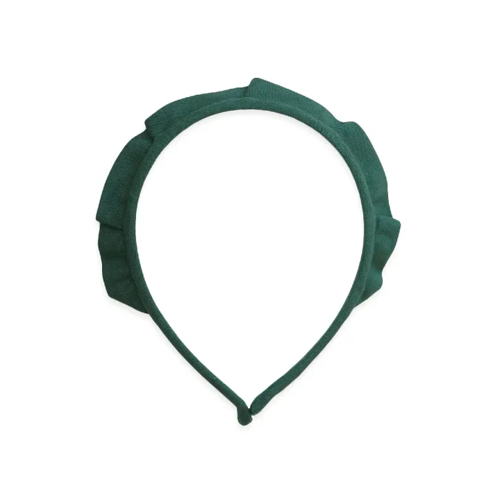 Solid Crown with Headband – forest green